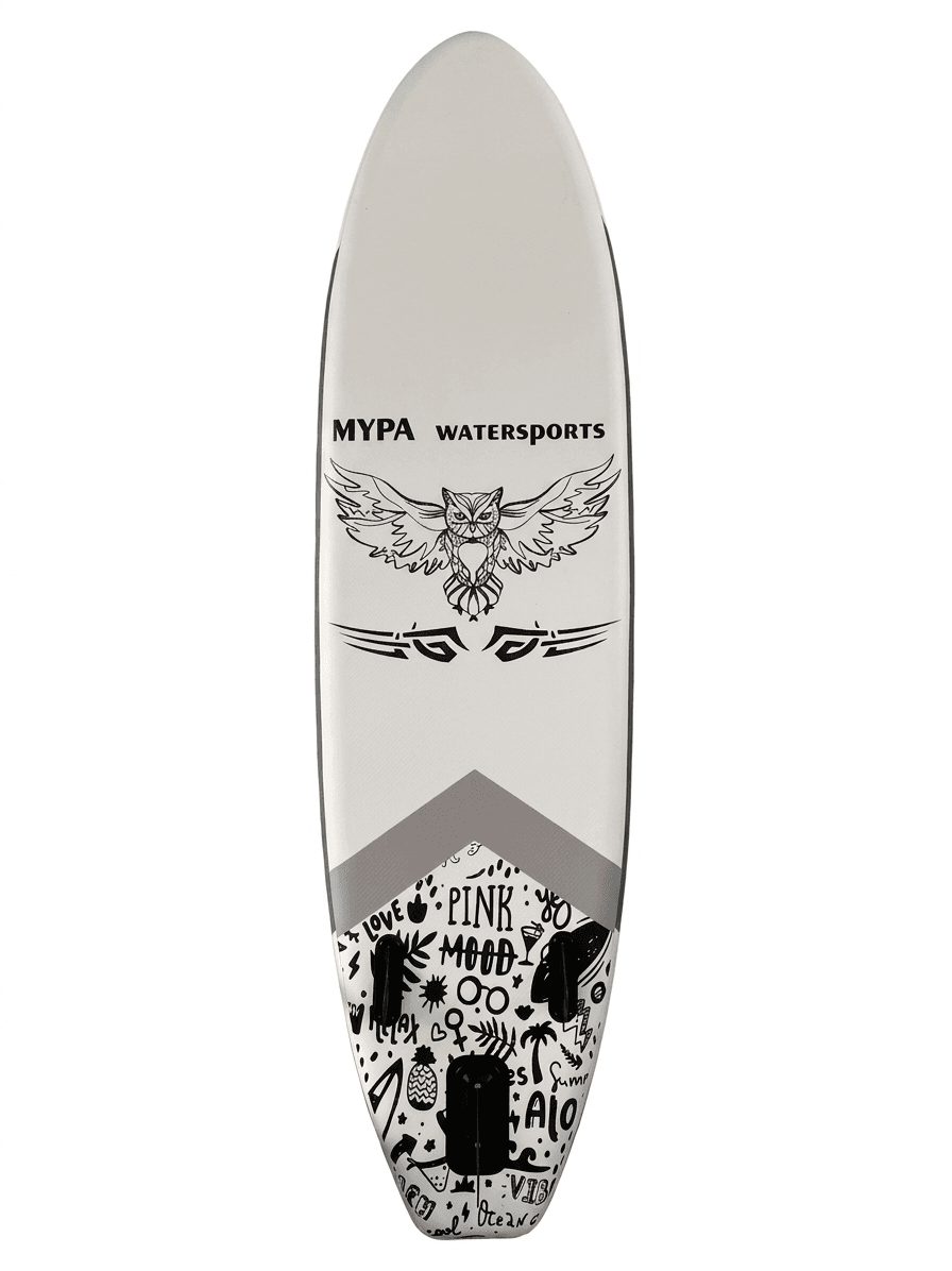 Φουσκωτή Σανίδα SUP MYRA Watersports Black Owl Edition 10’0″ (305cm)Complete Kit με Βάση Action Camera. - Image 3