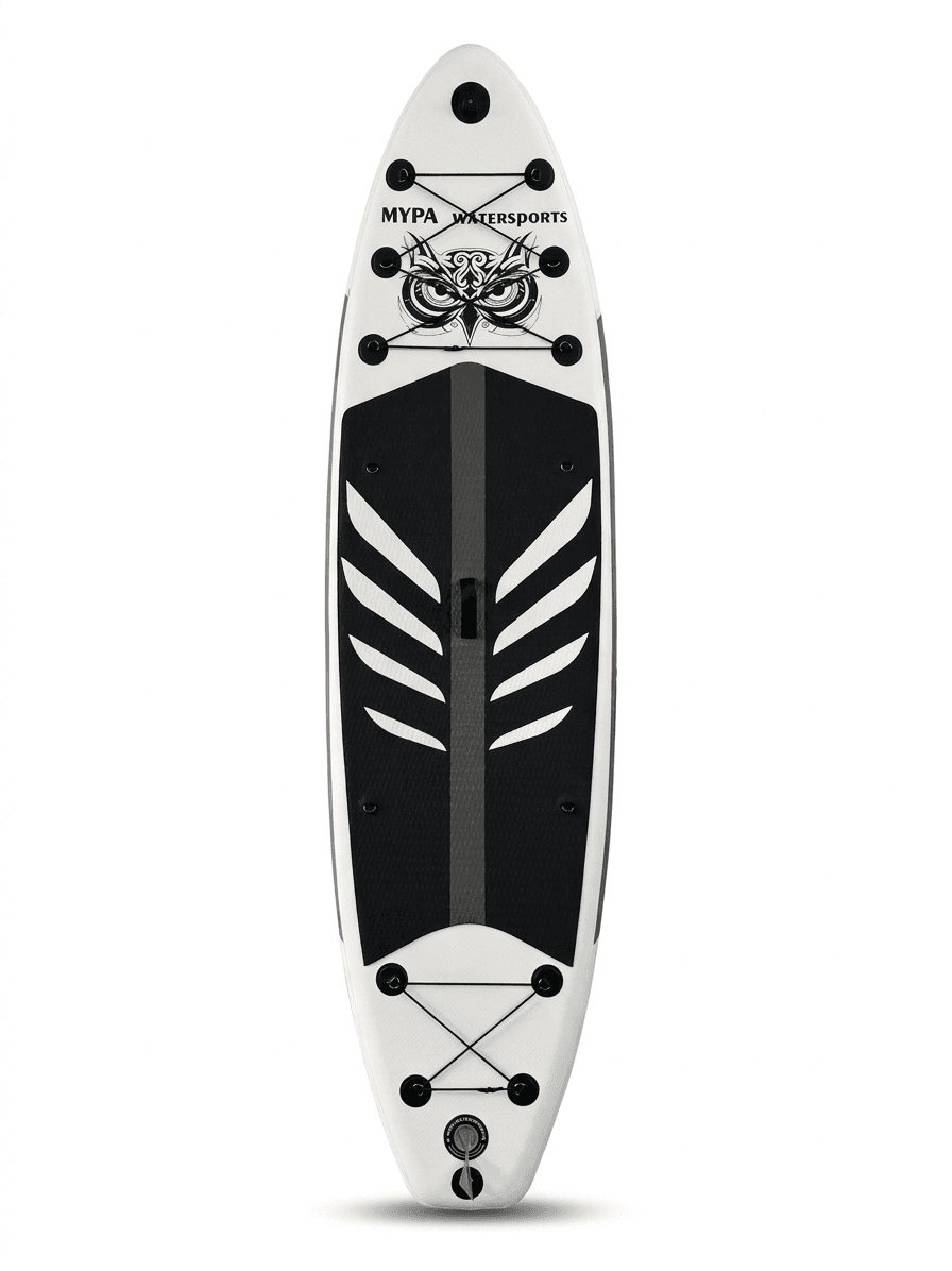 Φουσκωτή Σανίδα SUP MYRA Watersports Black Owl Edition 10’0″ (305cm)Complete Kit με Βάση Action Camera. - Image 2
